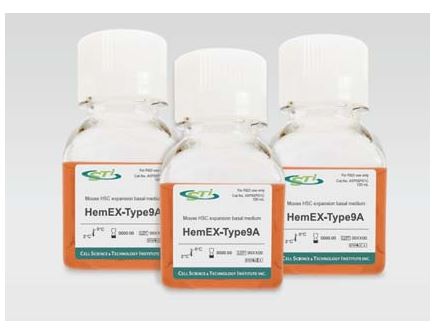 小鼠造血幹細胞培養的無血清培養基“HemEx（TM）-Type 9A”